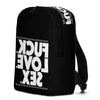 FUCK.LOVE.SEX. Black Backpack