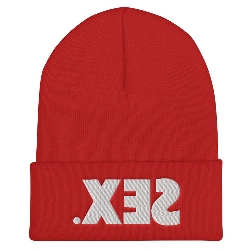 FUCK.LOVE.SEX. Red Beanie