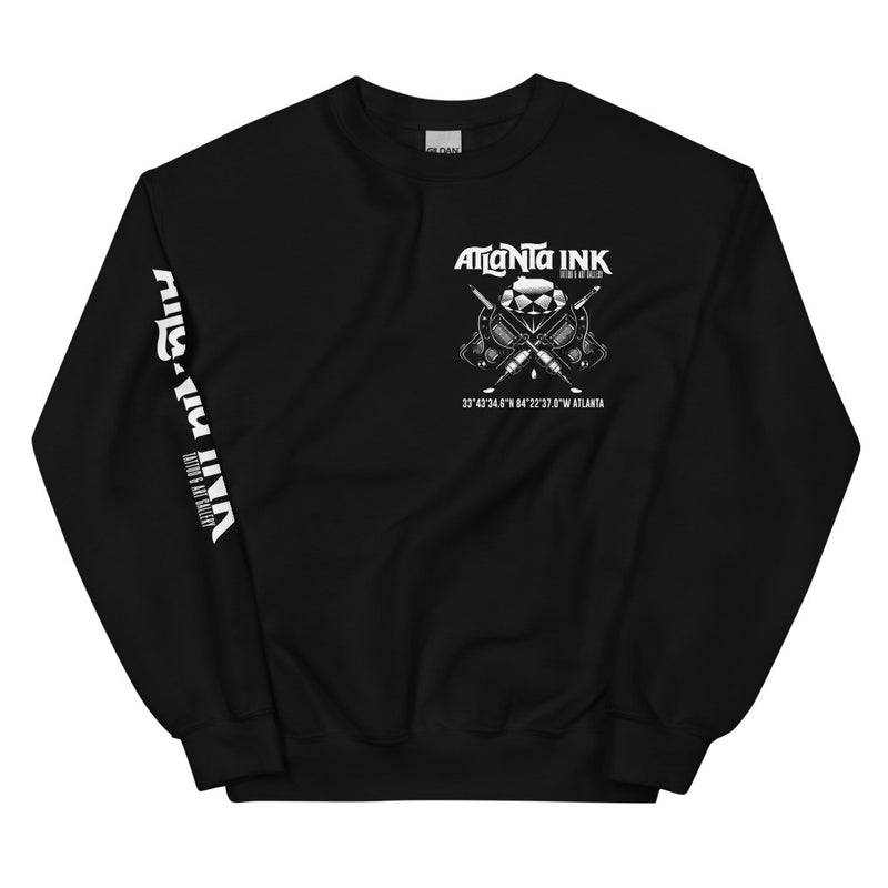 ATLANTA INK GUN Black Sweatshirt