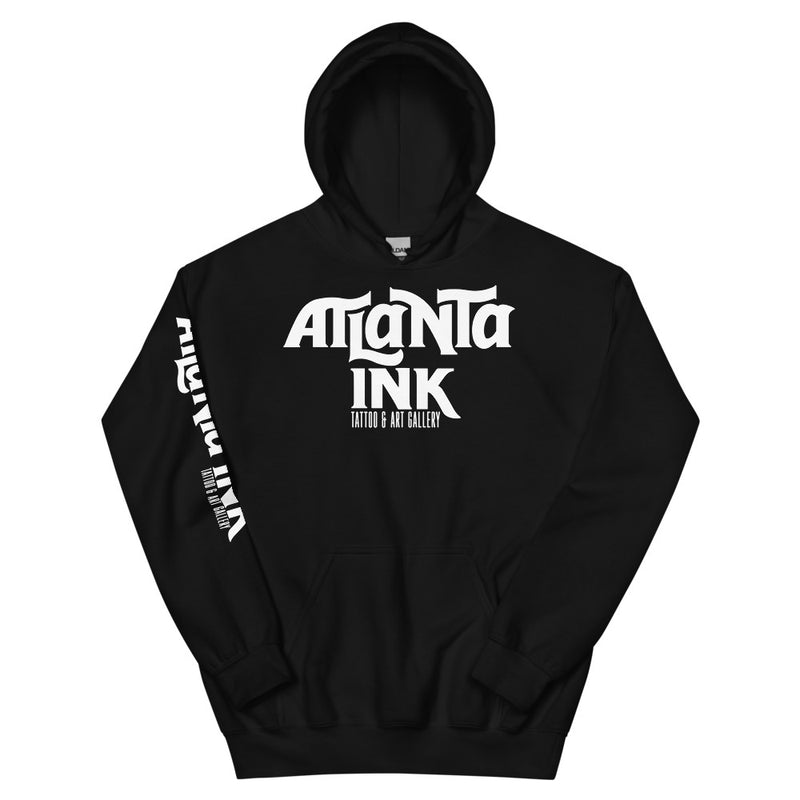 ATLANTA INK Logo Black Hoodie