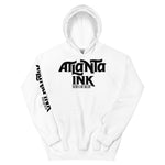 ATLANTA INK Logo White Hoodie