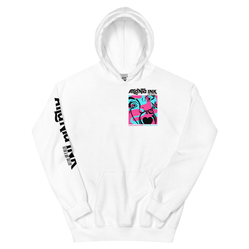 ATLANTA INK x LOVE BOMB White Hoodie